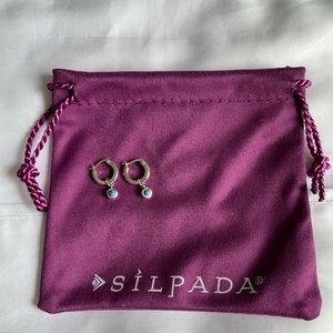 Soleil turquoise drop earrings